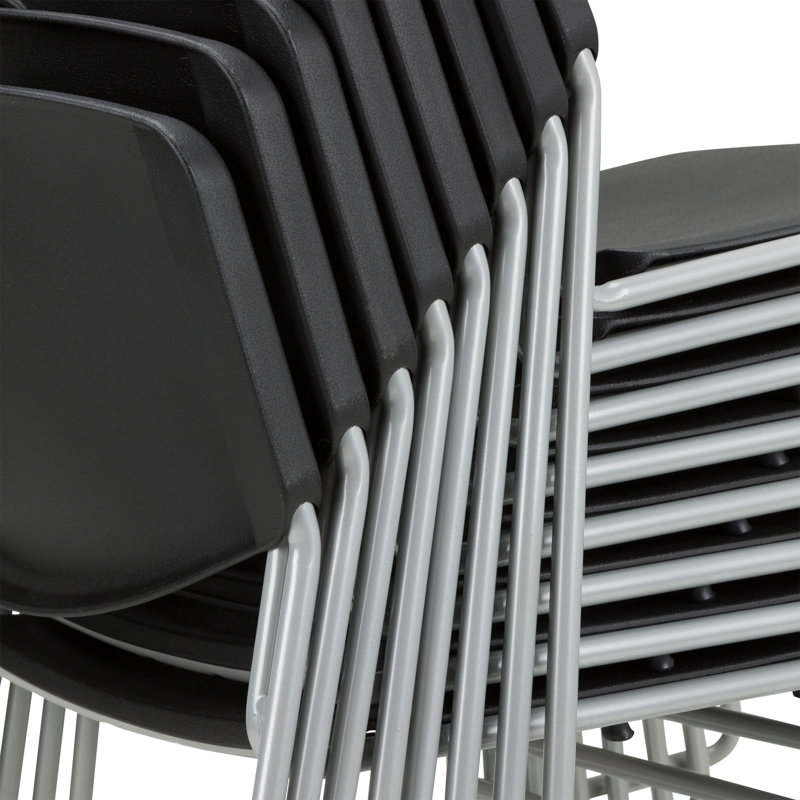 Armless HeavyDuty Stackable Chair & Reviews